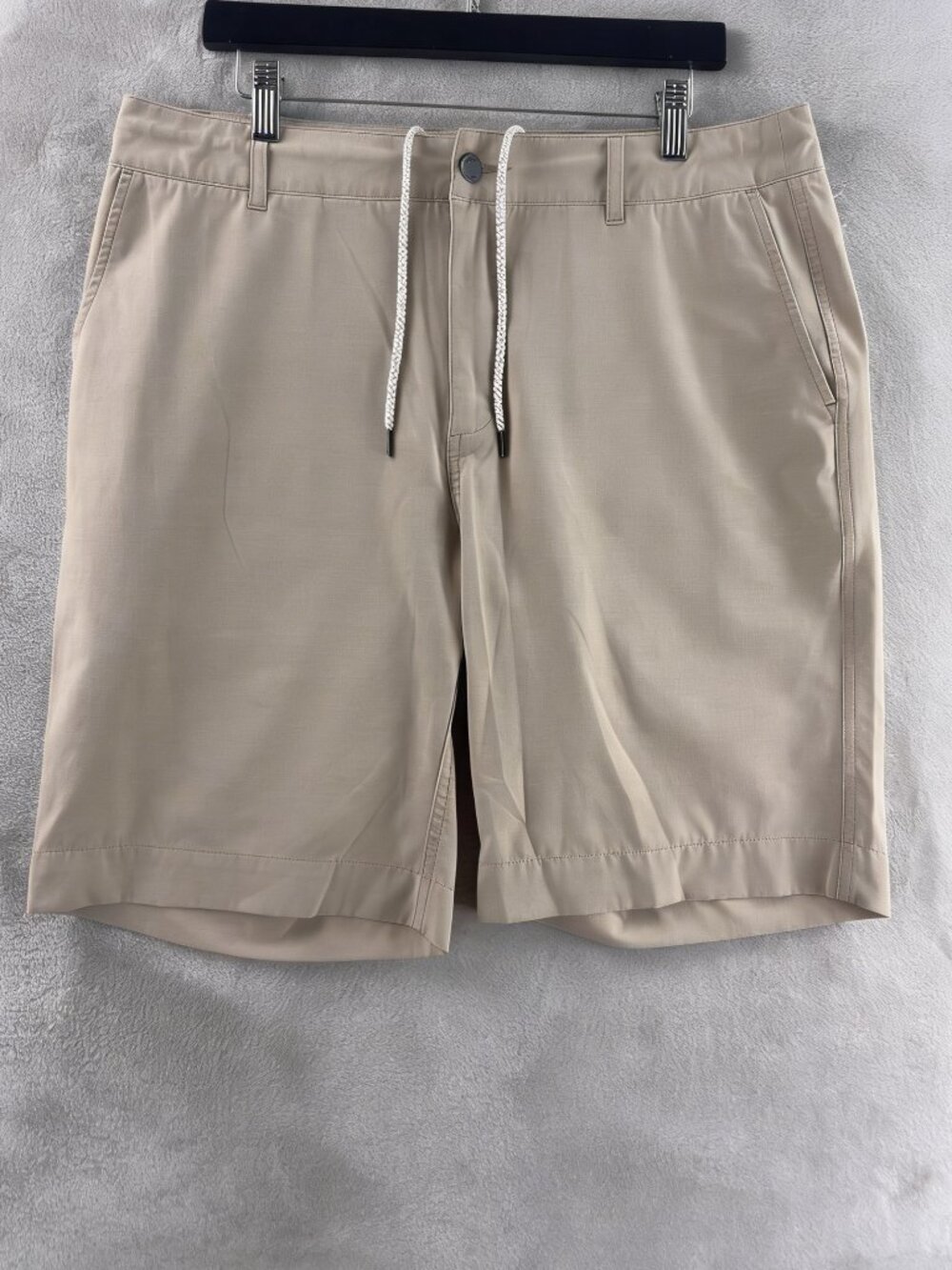 Faherty All Day Shorts Mens Size 34 Beige Stretch Casual Chino Lightweight